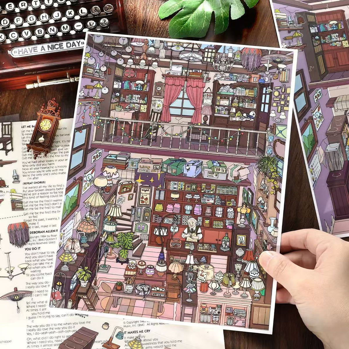 Open for Business · Vol.69-DIY 3D Miniature Sticker Scene