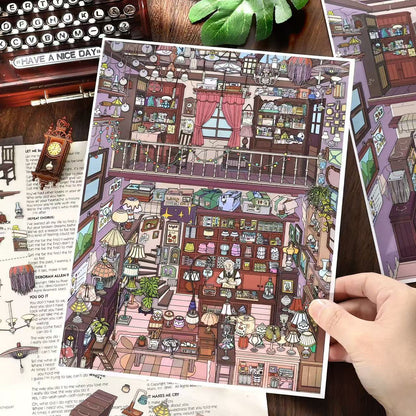 Open for Business · Vol.69-DIY 3D Miniature Sticker Scene