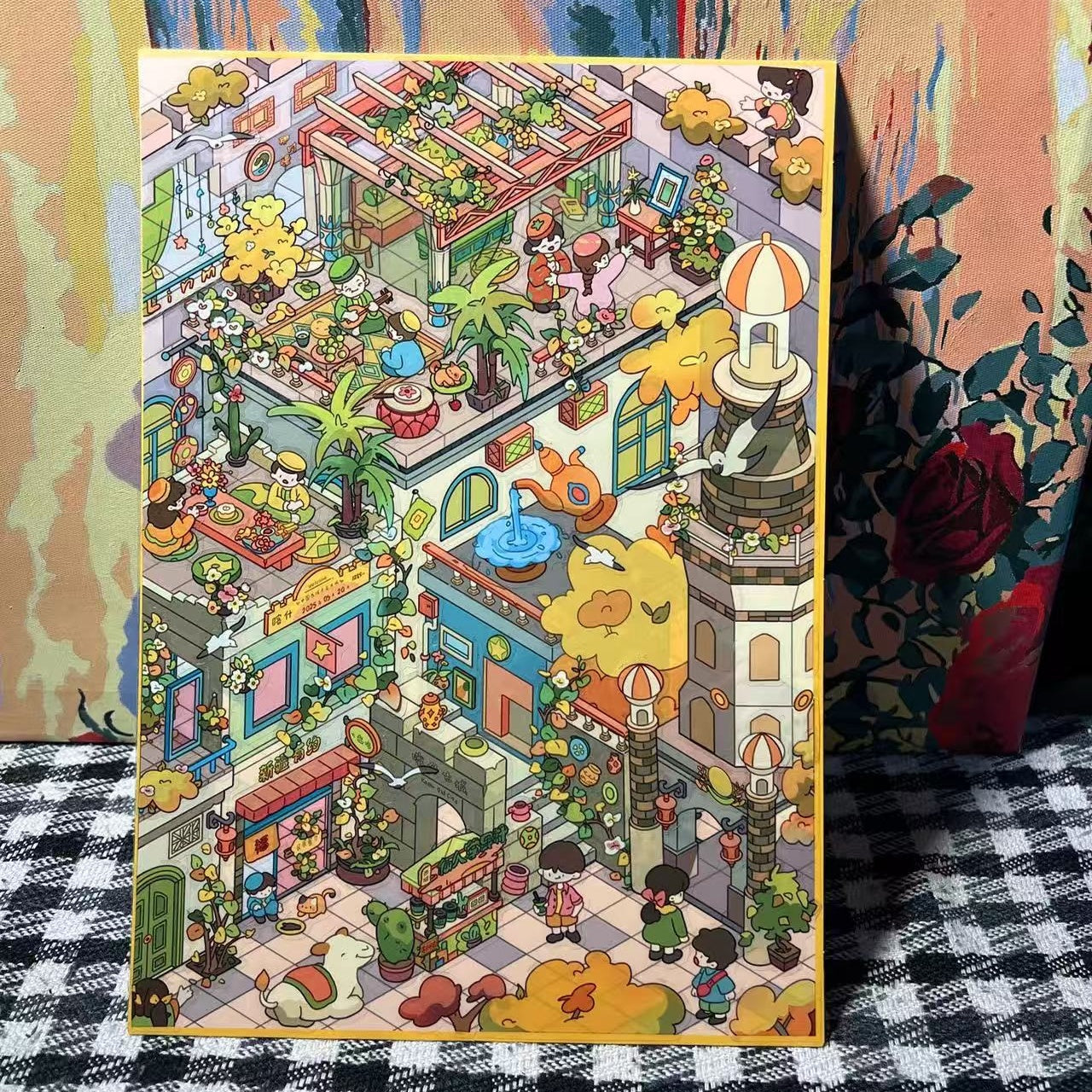Letters of Seasons-DIY 3D Miniature Scene Sticker
