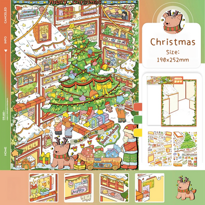 Festive Fables-DIY 3D Miniature Sticker Scene