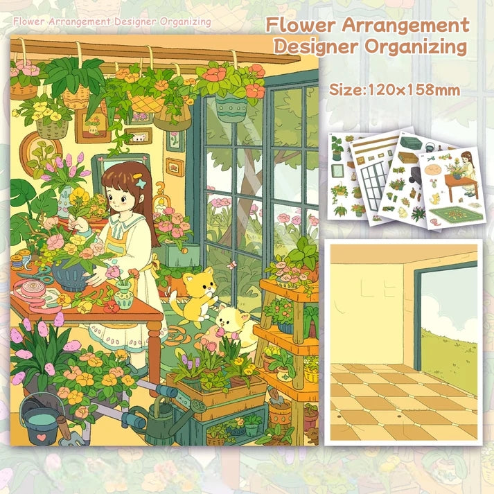Organize Collection-DIY 3D Miniature Scene Sticker