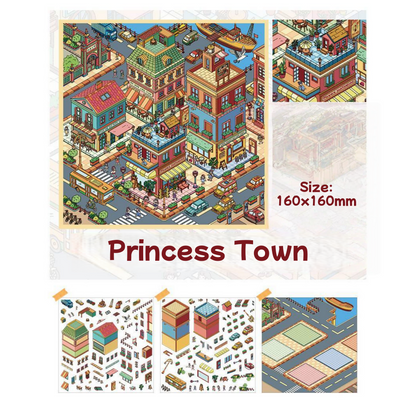 Princess Town-DIY 3D Miniature Scene Sticker