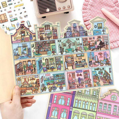 Art Academy|Candy Apartment-DIY 3D Miniature Scene Sticker