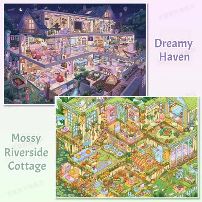 Dreamy Homestead Series-DIY 3D Miniature Sticker Scene