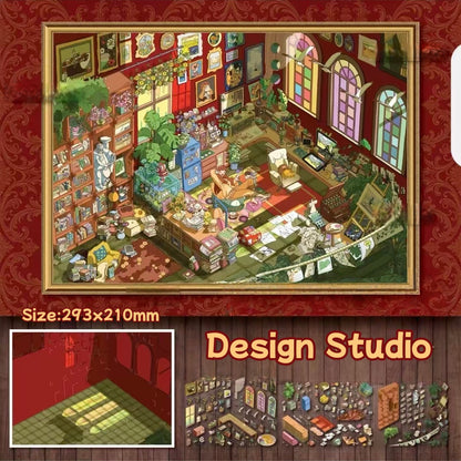 Design Studio-DIY 3D Miniature Scene Sticker