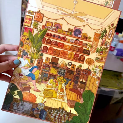Ideal Life-DIY 3D Miniature Scene Sticker