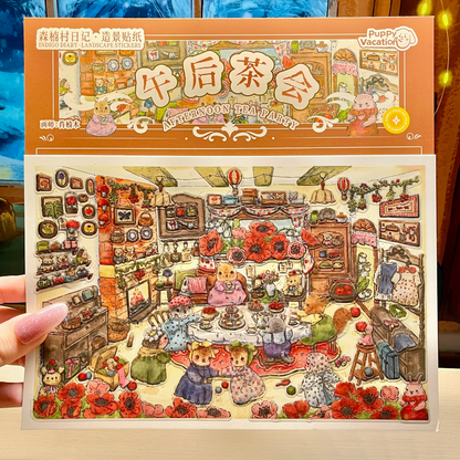 Indigo Diary-DIY 3D Miniature Sticker Scene
