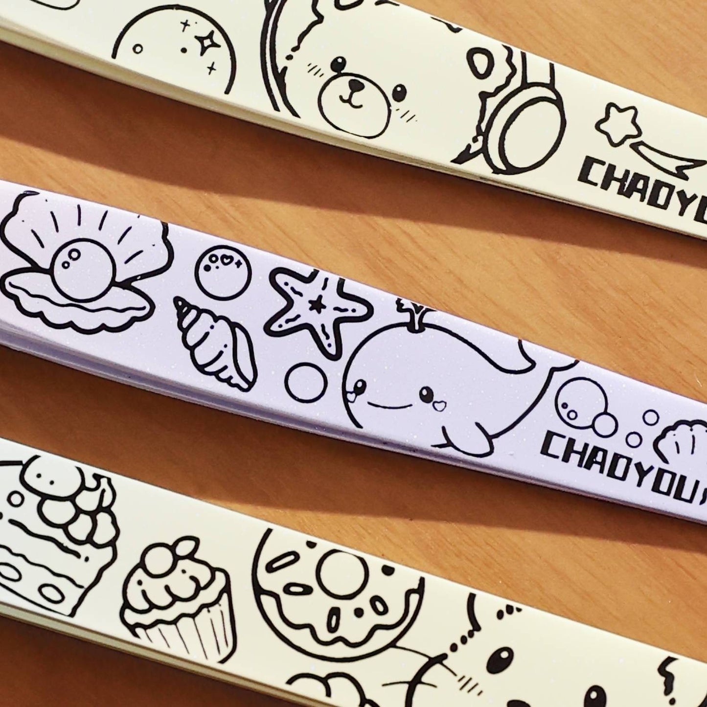 Cute Purple Mint Animal Professional Sticker Tweezers