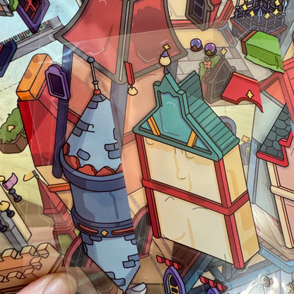 Star Rabbit Town--DIY 3D Miniature Scene Sticker