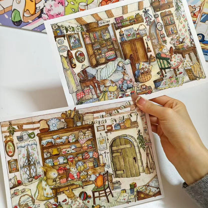 Fairy tale-DIY 3D Miniature Scene Sticker