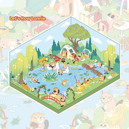 Spring Outing-DIY 3D Miniature Scene Sticker
