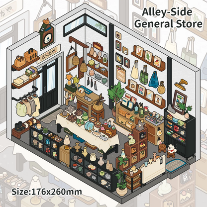 Japanese Series--DIY 3D Miniature Sticker Scene