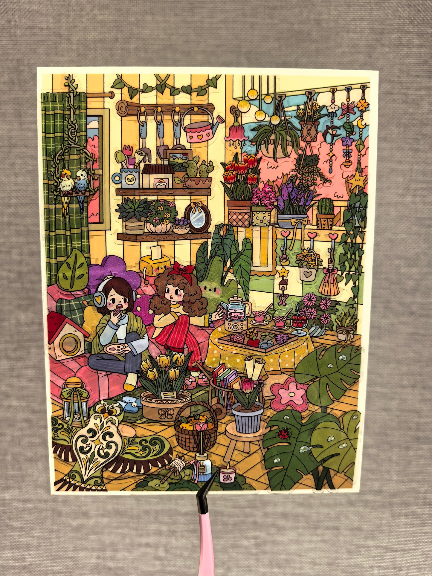 Life in Four Seasons-DIY 3D Scene Sticker-Miniature Scenes
