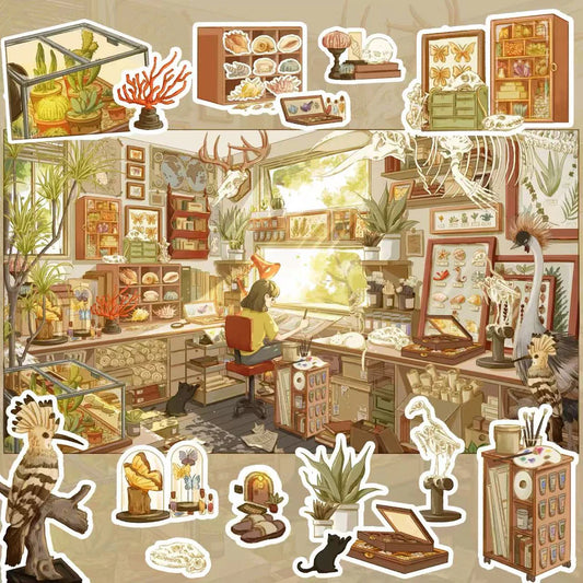 Specimen Studio-3D Miniature Scene Sticker