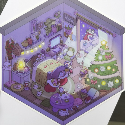 Starry Little Worlds-DIY 3D Miniature Sticker Scene