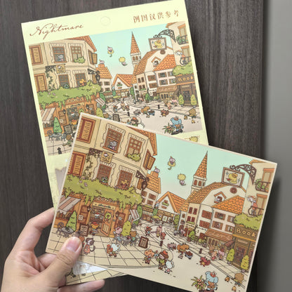 Summer Filter-DIY 3D Miniature Sticker Scene