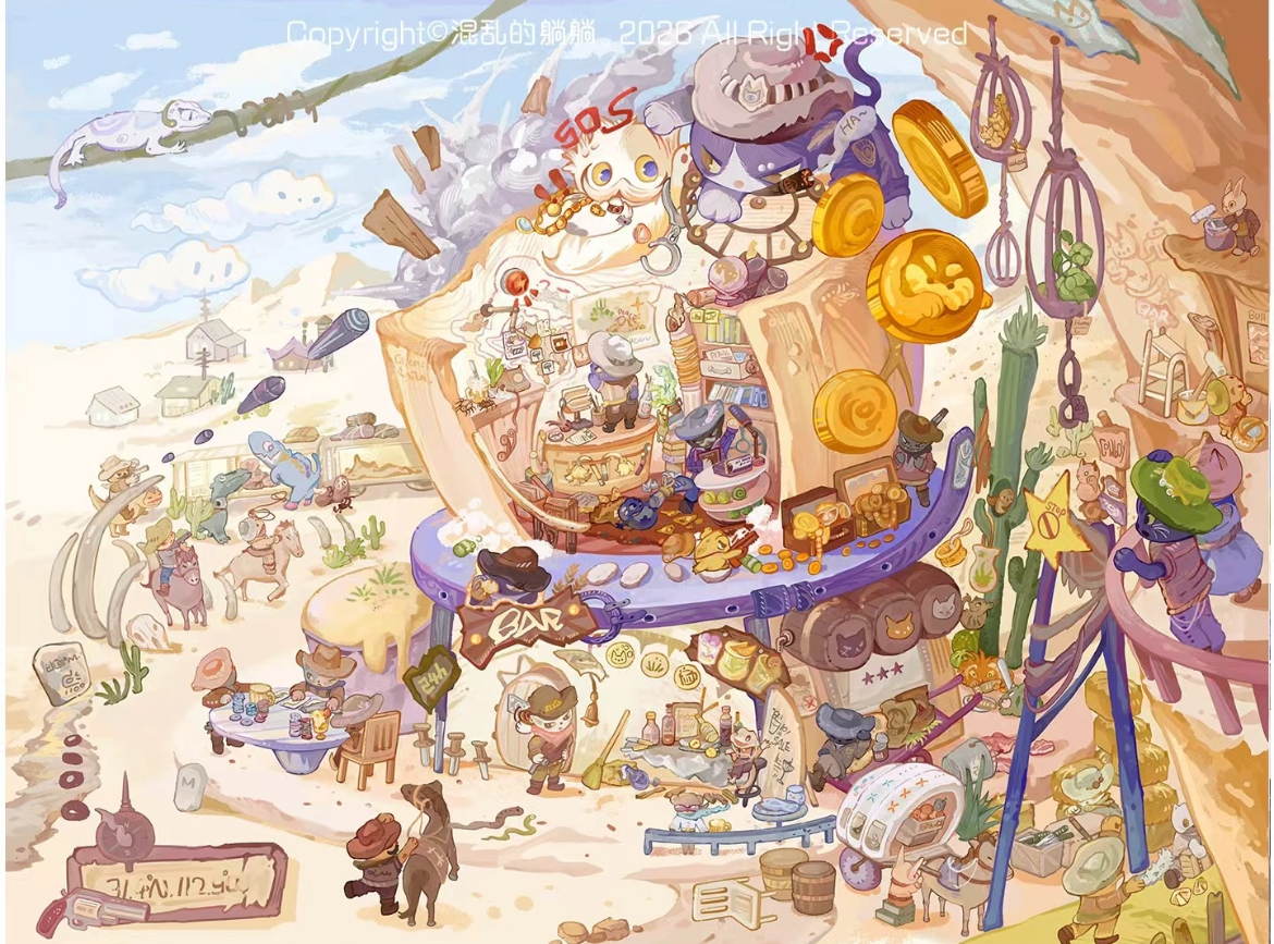 Whimsy Bazaar-DIY 3D Miniature Sticker Scene