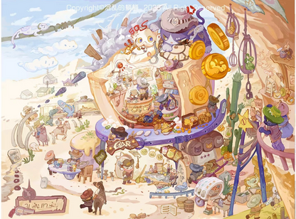 Whimsy Bazaar-DIY 3D Miniature Sticker Scene