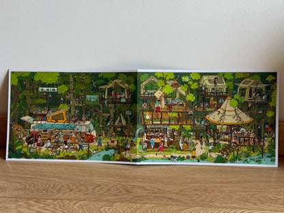 In the Forest-DIY 3D Miniature Sticker Scene