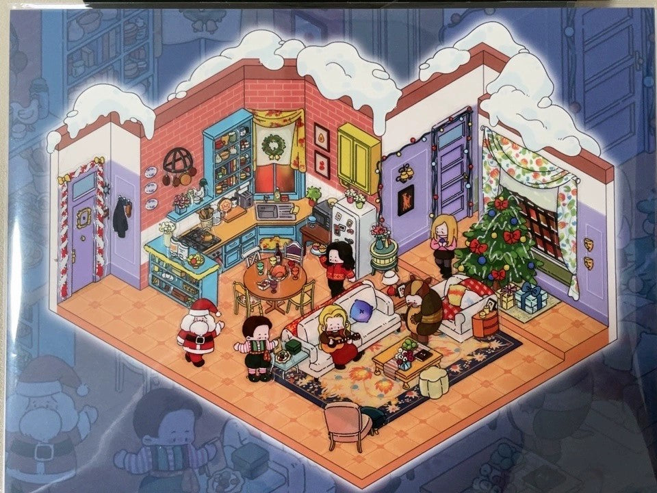 Friends of Apartment|The Big Band Theory-Pegatinas de escena 3D DIY