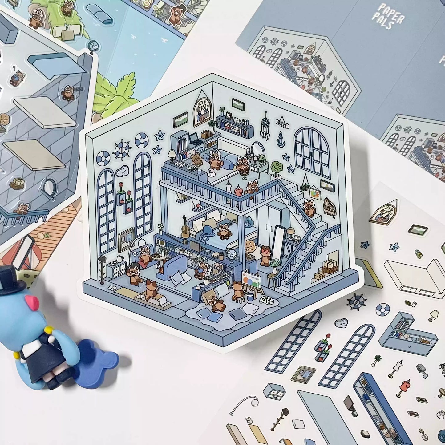 Life Party-DIY 3D Miniature Scene Sticker
