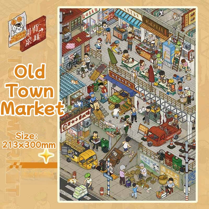 Street Vibe-DIY 3D Miniature Scene Sticker