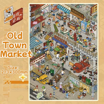 Street Vibe-DIY 3D Miniature Scene Sticker