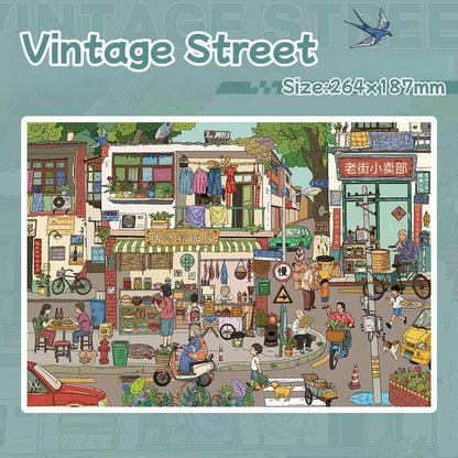 Street Vibe-DIY 3D Miniature Scene Sticker
