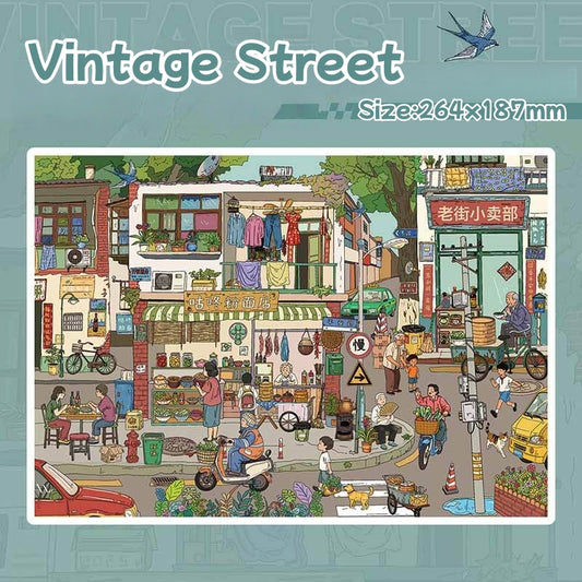 Street Vibe-DIY 3D Miniature Scene Sticker