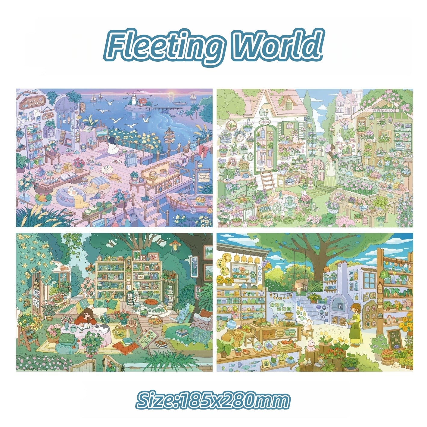 Fleeting World-DIY 3D Miniature Scene Sticker