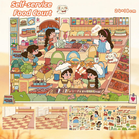 Childhood Shop-DIY 3D Miniature Scene Sticker