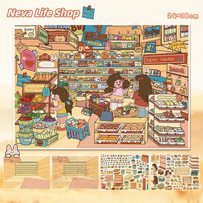 Childhood Shop-DIY 3D Miniature Scene Sticker