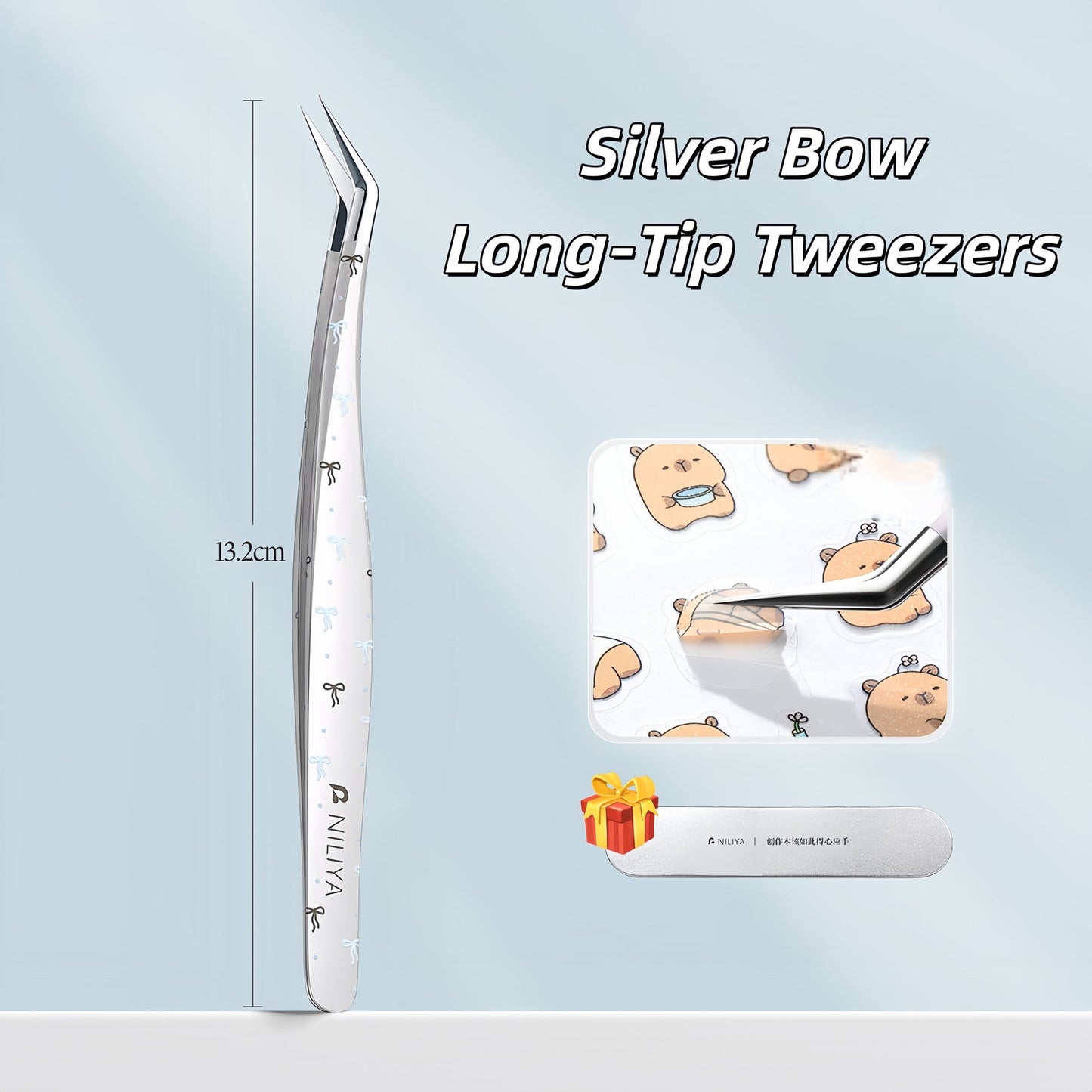 NILIYA-Professional Sticker Tweezers