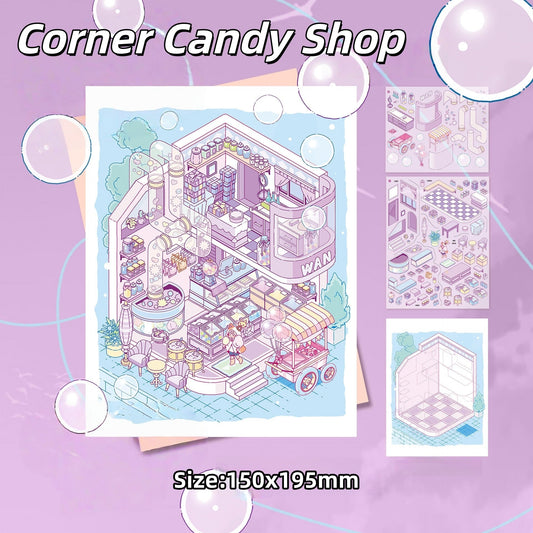 Journey on Dream Island-DIY 3D Miniature Scene Sticker