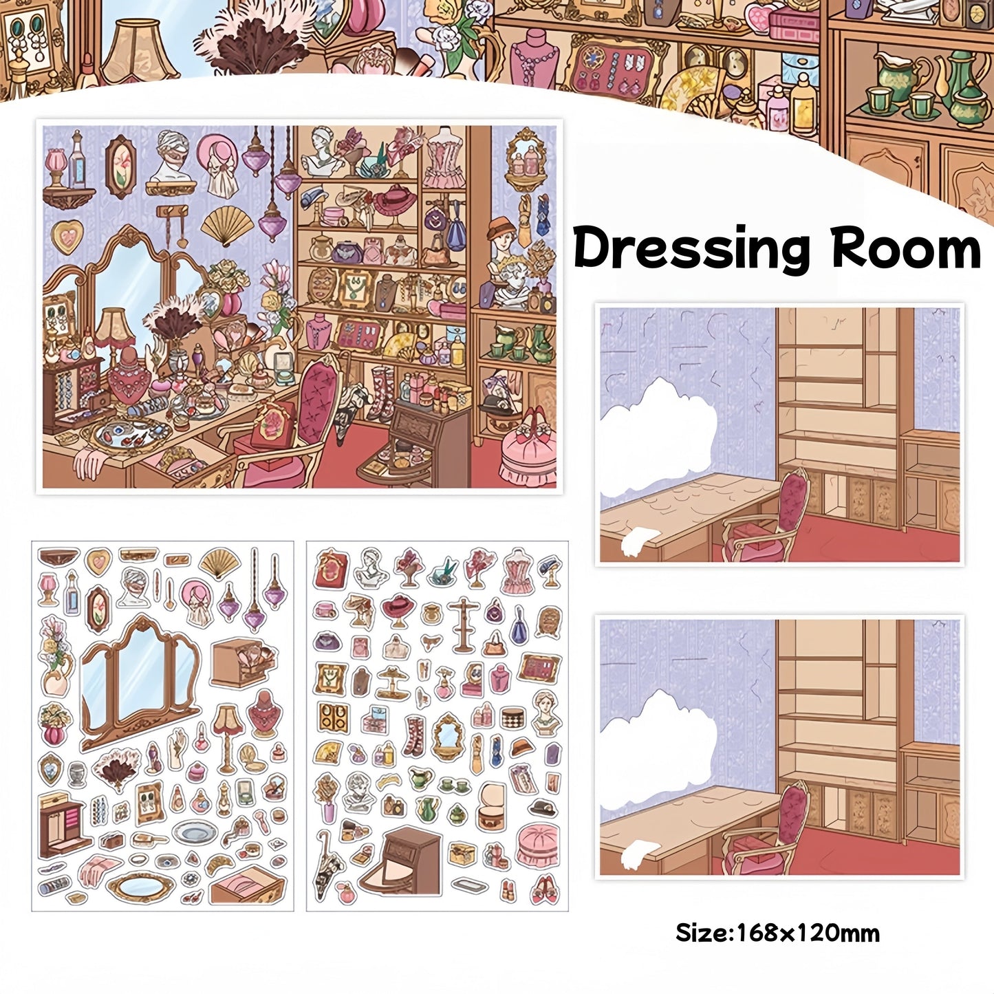 Little Corners-DIY 3D Miniature Scene Sticker