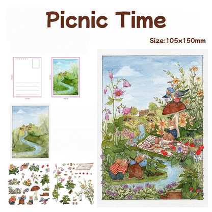 Fairy tale-DIY 3D Miniature Scene Sticker