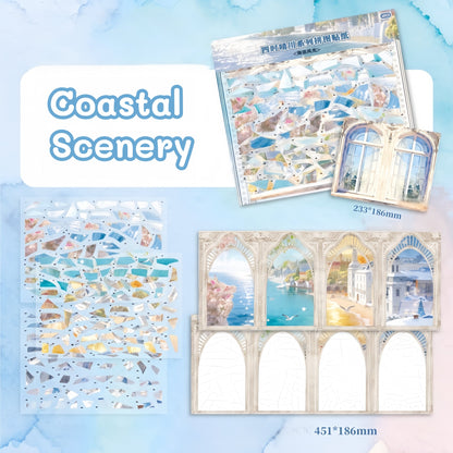 Four Seasons-DIY 3D Miniature Scene Sticker