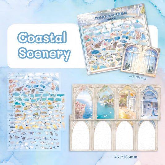 Four Seasons-DIY 3D Miniature Scene Sticker