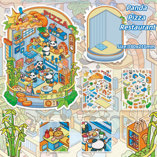 Adorable Shop-DIY 3D Miniature Scenes sticker