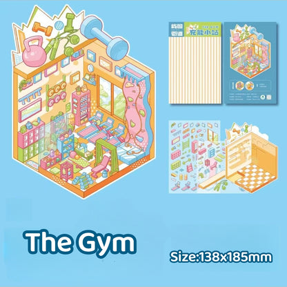 Healing Store-DIY 3D Miniature Scene Sticker