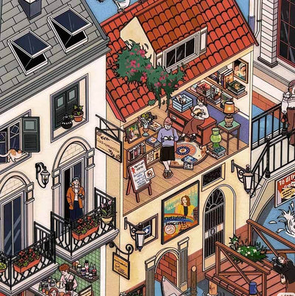 Venice|Seaside Vacation-DIY 3D Miniature Scene Sticker