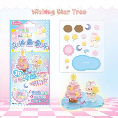 Mini Diorama Dreams-3D Stackable Sticker