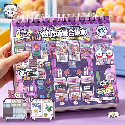 Shop Curator for a Day-DIY 3D Miniature Scene Sticker