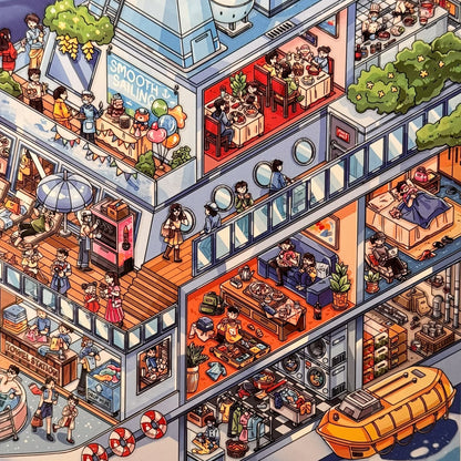 Happy Days Series-DIY 3D Miniature Scene Sticker