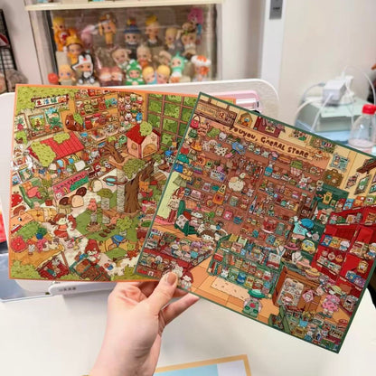 Forest Cat Studio|YoYo General Store-DIY 3D Miniature Sticker Scene