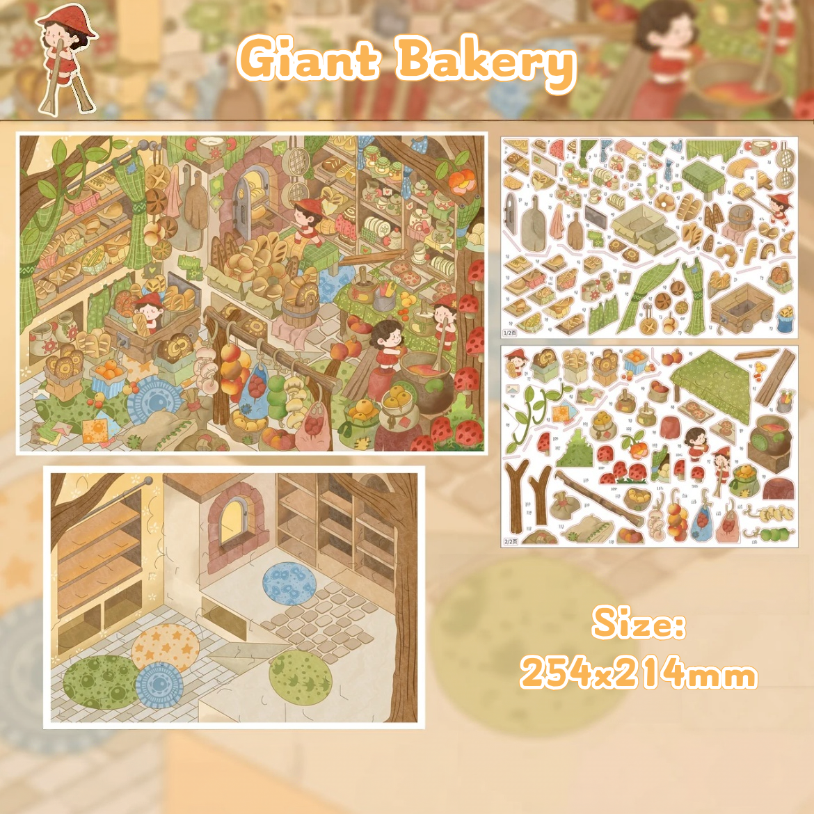 Fable Grove-DIY 3D Miniature Sticker Scene
