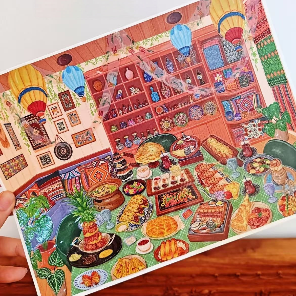 Gala of Tastes-DIY 3D Miniature Sticker Scene