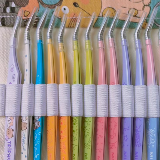 Tweezer Organizer Bag Storage Pouch(12-Hole)