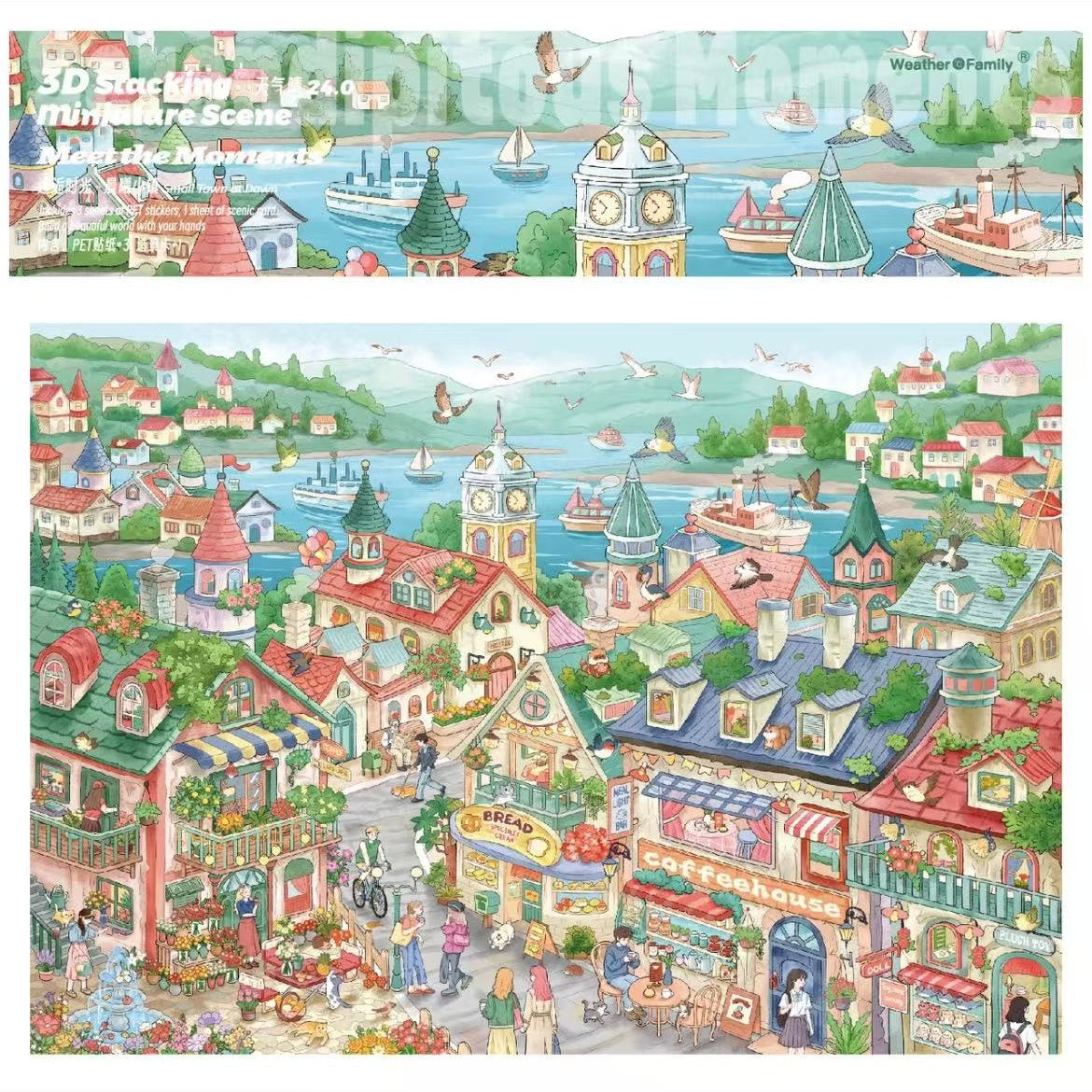 Encounter Time Collection-DIY 3D Miniature Sticker Scene