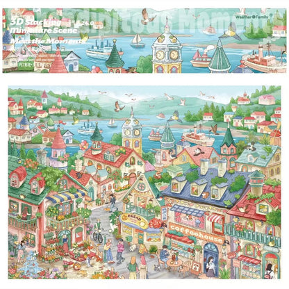 Encounter Time Collection-DIY 3D Miniature Sticker Scene
